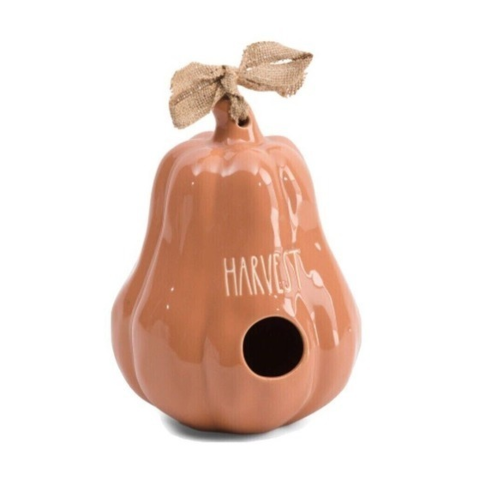 Rae Dunn Artisan Collection Harvest Gourd Bird House New 9‎ inch by 6 inches